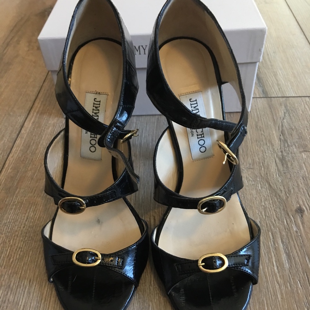 Jimmy Choo Eel Skin heels